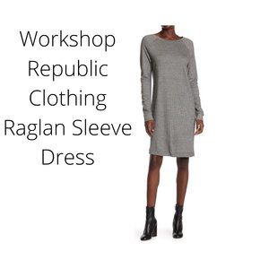 Workshop Republic Clothing Raglan Sleeve Dress  L